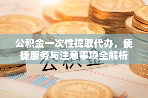 易门公积金一次性提取代办，便捷服务与注意事项全解析