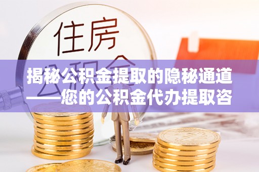 修水揭秘公积金提取的隐秘通道——您的公积金代办提取咨询指南