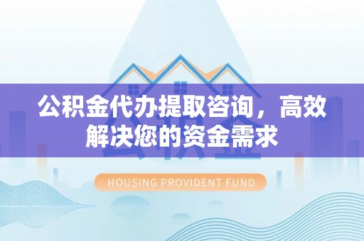 长滨公积金代办提取咨询，高效解决您的资金需求