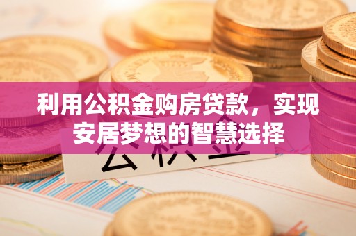 崖州利用公积金购房贷款，实现安居梦想的智慧选择