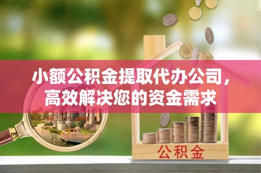 兴安盟小额公积金提取代办公司，高效解决您的资金需求