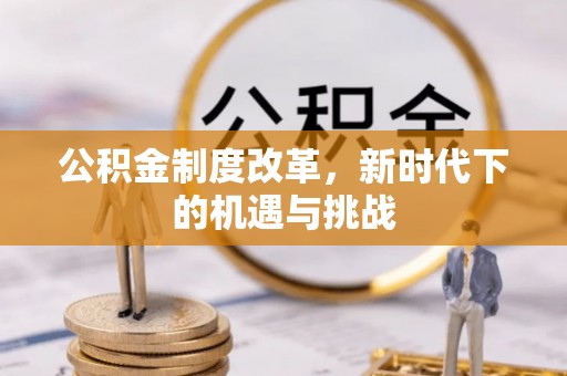 中心公积金制度改革，新时代下的机遇与挑战