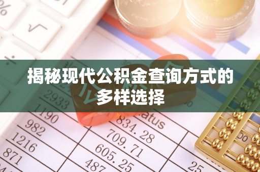 瓜州揭秘现代公积金查询方式的多样选择