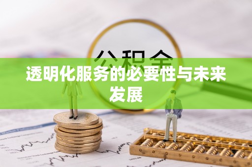 中江透明化服务的必要性与未来发展