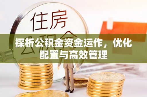 玉山探析公积金资金运作，优化配置与高效管理