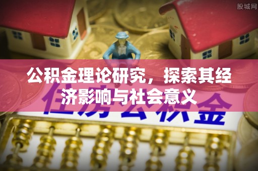 湖西公积金理论研究，探索其经济影响与社会意义
