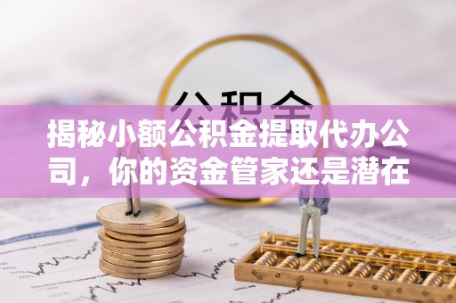 新田揭秘小额公积金提取代办公司，你的资金管家还是潜在陷阱？