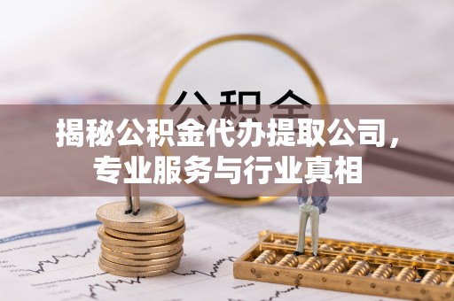 漳州揭秘公积金代办提取公司，专业服务与行业真相